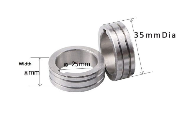 Unimig 0.9-1.0mm Gasless Drive Roll Knurled Groove - SKU UNIMIG:0.9-1.0F35-25 Unimig 0.9-1.0mm Gasless Drive Roll Knurled Groove - SKU UNIMIG:0.9-1.0F35-25