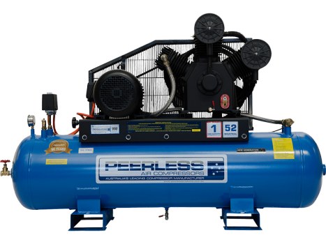 Peerless Industrial 3 Phase PHP52 Air Compressor 7.5KW / 7.5HP Electric Motor - SKU Peerless:00120
