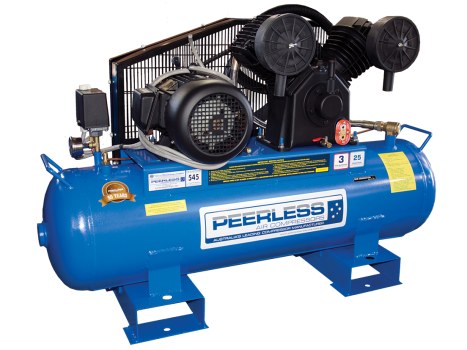 Peerless Industrial 3 Phase PV25 Air Compressor With 4KW / 5.5HP Electric Motor - SKU Peerless:00555
