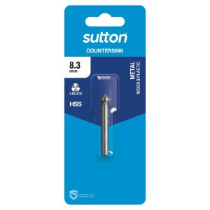 Sutton Tools COUNTERSINK HSS STRAIGHT 8.3MM - SKU Sutton Tools:107CS0083