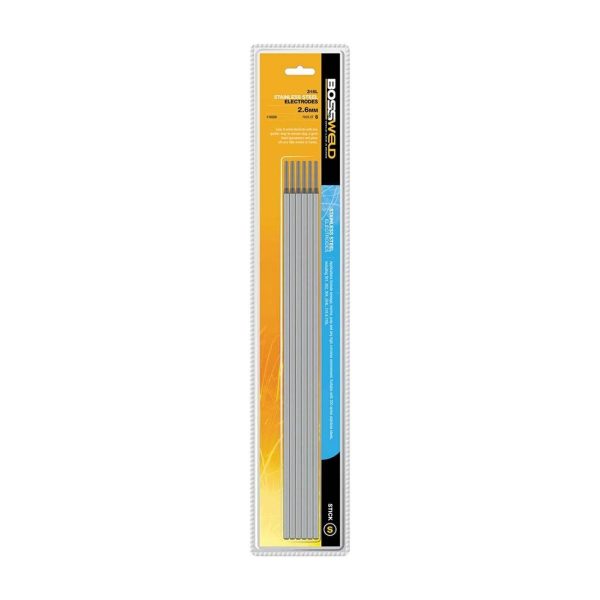 Bossweld Electrode Stainless Steel 316L-16 x 2.6mm (6 Pkt) - SKU Dynaweld:110200