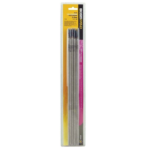 Bossweld TC16 7016 LH Twin Coated Electrode 3.2mm x 25 Stick Pack - SKU Dynaweld:110440 Bossweld TC16 7016 LH Twin Coated Electrode 3.2mm x 25 Stick Pack - SKU Dynaweld:110440