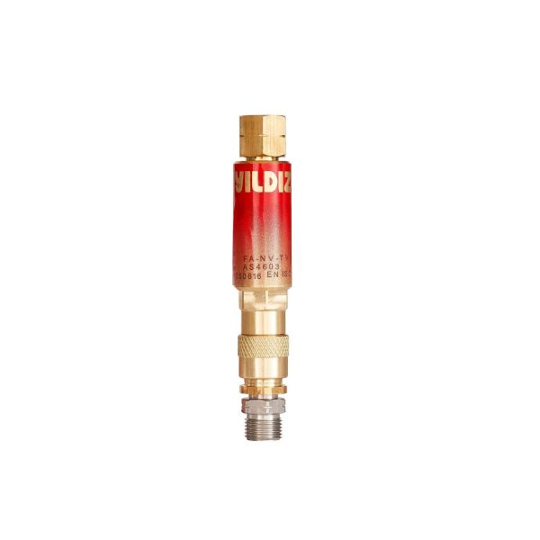Yildiz Fuel Gas Regulator Flashback Arrestor Quick Connector - SKU Yildiz:1130-Q-AU