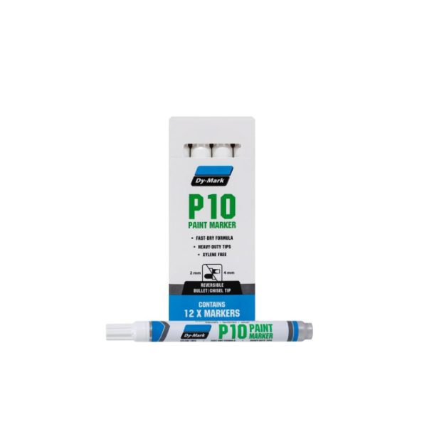 P10 Paint Marker White - SKU Dy-Mark:12071011