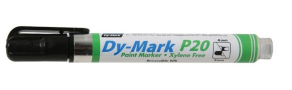 P20 Paint Marker Black - SKU Dy-Mark:12072001
