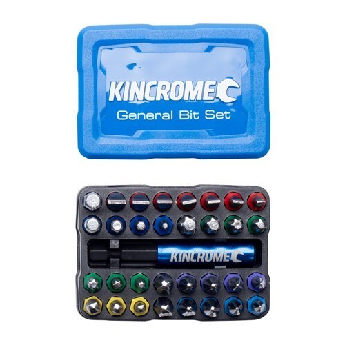 Kincrome General Bit & Holder Set 33 Piece - SKU Kincrome:13649
