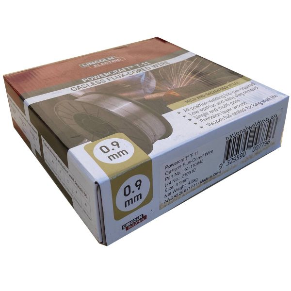 Lincoln Mig Wire 0.9mm 4.5Kg Gasless Flux Cored T-11 Powercraft - SKU Lincoln:14-110945