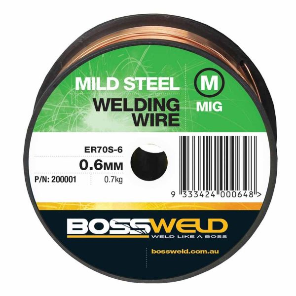 Bossweld MIG Wire x 0.6mm (0.7 Kg Spl) - SKU Dynaweld:200001