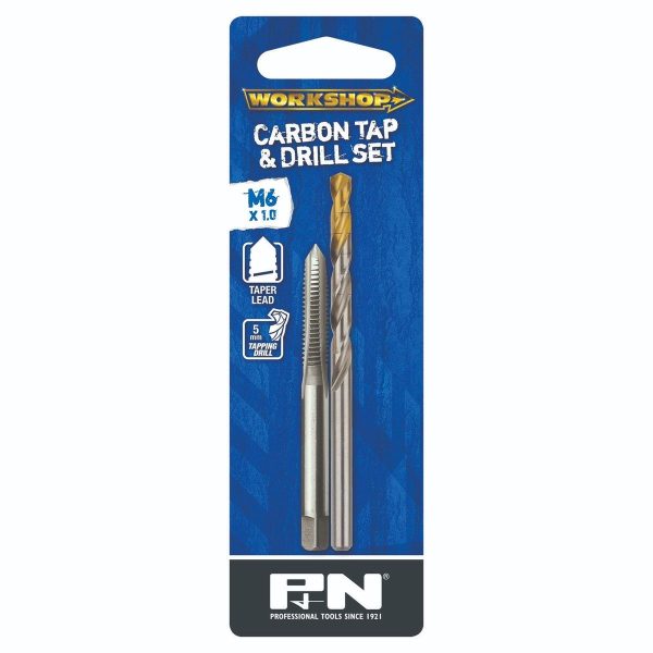 Tap & Drill Set M10x1.5, Drill 8.5mm Carded P&n Workshop - SKU P&N Workshop:267001100
