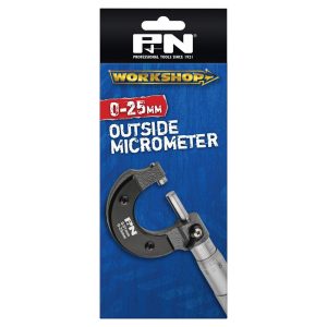 P&N Micrometer 0 - 25mm Workshop SUTTON - SKU P&N:267MCS025