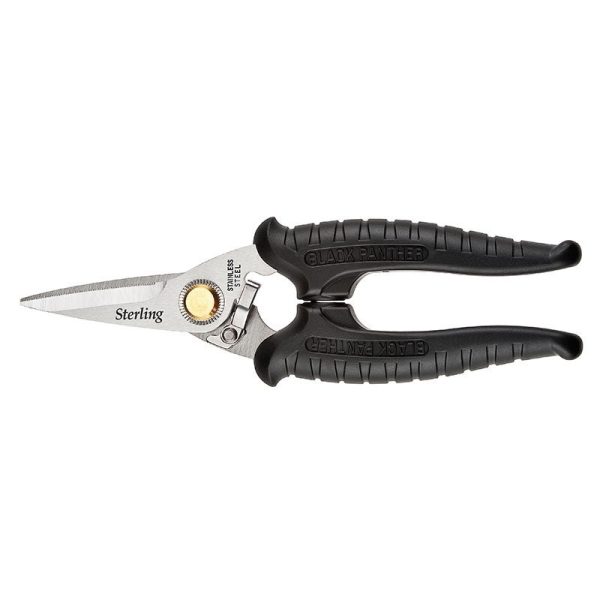 Sheffield Blades Sterling 7" Black Panther Snips - SKU Sheffield Blades:29-701
