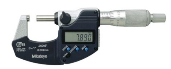 Mitutoyo C-Proof IP65 Digimatic Micrometer 0-1"/0-25.4mm - SKU Mitutoyo:293-340-30