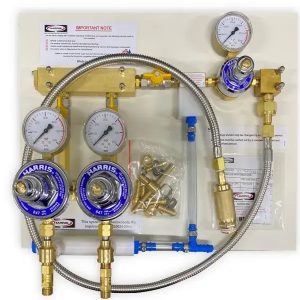 Harris 2 Way CO2 Gas Board 300kpa SRV'S - SKU Harris:2WGB1PHPL