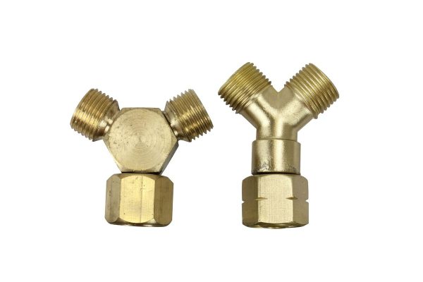 Bossweld R215 "Y" Connector Left Hand (Fuel) - SKU Dynaweld:400196