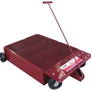 Alemlube low profile waste oil drainer for industrial vehicles – 100L capacity - SKU Alemlube:42100