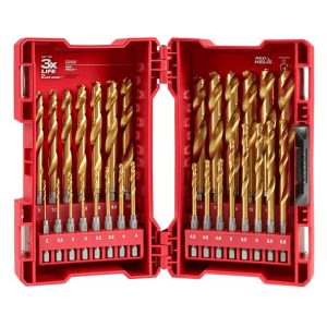 Milwaukee SHOCKWAVE™ Red Helix™ Titanium 29 Pieces Drill Bit Kit - SKU Milwaukee:48894862 Milwaukee SHOCKWAVE™ Red Helix™ Titanium 29 Pieces Drill Bit Kit - SKU Milwaukee:48894862