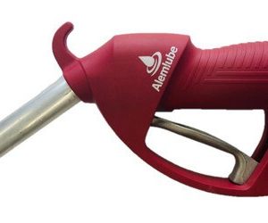 Alemlube farm tank manual nozzle for diesel, 150L/min, 1" BSP (f) swivel - SKU Alemlube:52007 Alemlube farm tank manual nozzle for diesel, 150L/min, 1" BSP (f) swivel - SKU Alemlube:52007