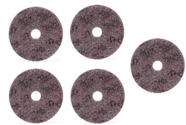 3M Abrasive 125mm x 22mm Scotch-Brite Light Grinding and Blending Disc Super Duty A CRS 61500292539 Pack of 5 - SKU 3M Abrasive:61500292539-5