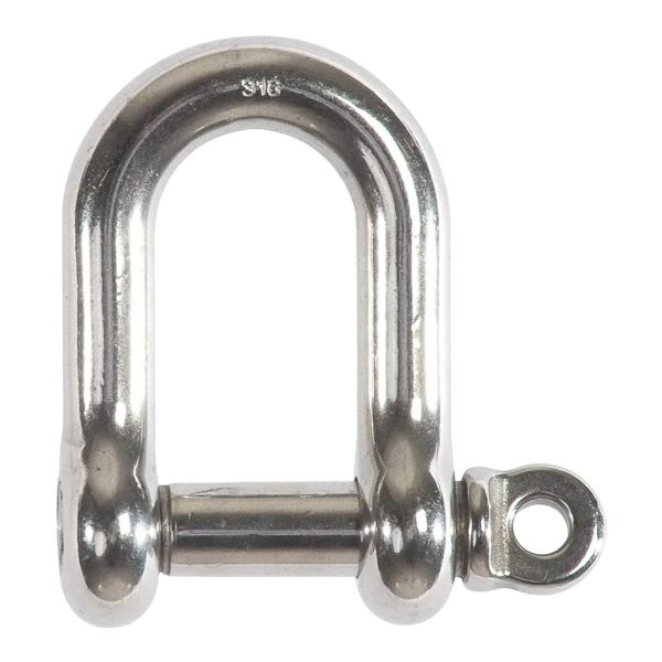 Shackle Dee Stainless 16mm 316Gr (03270060) - SKU Beaver:615416