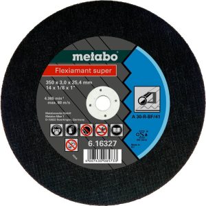 Metabo Cutting Disc Flexiamant Super 350 X 3.0 X 25.4 Steel TF 41 616327000 Pack of 10 - SKU Metabo:616327000