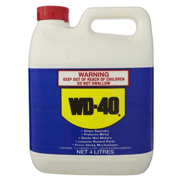 WD-40 Multi-Use Product 4L Bulk 62107 45040 - SKU WD-40:62107