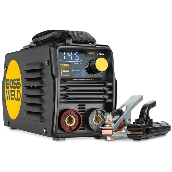 Bossweld Buddy Arc 145 240V 10A MMA Pulse / DC TIF TIG Welder Package - SKU Bossweld:633145_PICKUPONLY