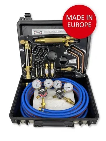 Harris Original Classic Oxy/Acet Kit with side entry regulator - SKU Harris:637380126