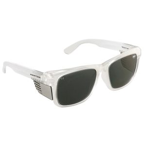 ProChoice Safety Glasses Frontside Polarised Smoke Lens With Clear Frame 6512 651_C2 - SKU ProChoice:6512 ProChoice Safety Glasses Frontside Polarised Smoke Lens With Clear Frame 6512 651_C2 - SKU ProChoice:6512