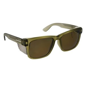 ProChoice Safety Glasses Frontside Polarised Smoke Lens With Khaki Frame 6519 651_K9 - SKU ProChoice:6519 ProChoice Safety Glasses Frontside Polarised Smoke Lens With Khaki Frame 6519 651_K9 - SKU ProChoice:6519