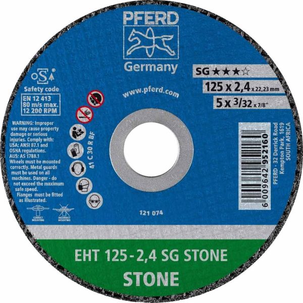 Cut-Off Wheel Eht 125-2,4 Sg Stone - SKU Pferd:69902056