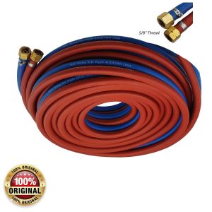 Harris Oxy /Acetylene 15 Metres 6mm Twin Hose With Fittings - SKU Harris:6RBTH15MF