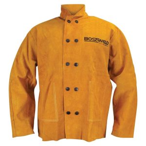 Bossweld Leather Welder's Jacket (XX Large) - SKU Dynaweld:700001XXL Bossweld Leather Welder's Jacket (XX Large) - SKU Dynaweld:700001XXL