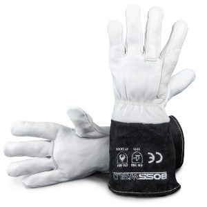 Bossweld Tig Welding Glove - Long (Pair) - SKU Dynaweld:700011