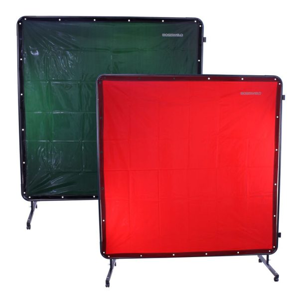 Bossweld Mobile Welding Curtain Frame 1.74mt x 1.74mt - SKU Dynaweld:700700