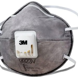 3M 9923V is a disposable specialty respirator with a non-aluminium nose clip designed - SKU 3M:7100017433 3M 9923V is a disposable specialty respirator with a non-aluminium nose clip designed - SKU 3M:7100017433