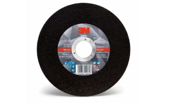 3M Abrasive Silver™ Cut-Off Wheel 115mm x 2.5mm x 22.23mm 3M - SKU 3M Abrasive:7100171372