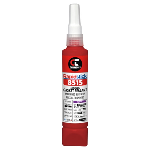 Gasket Sealant (8515), Machined Surfaces, Flexible Bonding, 50ml Tube - SKU Chemtools:8515-50 Gasket Sealant (8515), Machined Surfaces, Flexible Bonding, 50ml Tube - SKU Chemtools:8515-50