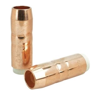 Bernard 200/300 Style Cylindrical Insulated Nozzle CU 16mm (Pkt 2) - SKU Dynaweld:93.4393 Bernard 200/300 Style Cylindrical Insulated Nozzle CU 16mm (Pkt 2) - SKU Dynaweld:93.4393