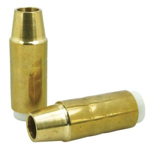 Bernard 400/500 Style Conical Insulated Gas Nozzle OT 14mm (Pkt 2) - SKU Dynaweld:93.4492 Bernard 400/500 Style Conical Insulated Gas Nozzle OT 14mm (Pkt 2) - SKU Dynaweld:93.4492