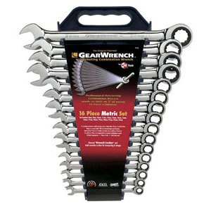 GEARWRENCH 16pc Ratchet Set Metric - SKU Tradesmart:9416