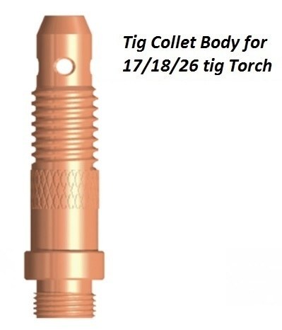 Bossweld Collet Body 4.0mm - 5/32" (Suits 17/18/26) (Pkt 5) - SKU Dynaweld:95406488
