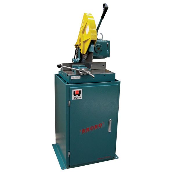 BROBO Ferrous Cutting Cold Saw S400G Single Phase Single Speed 42 RPM Integrated Stand - SKU Brobo:9740010