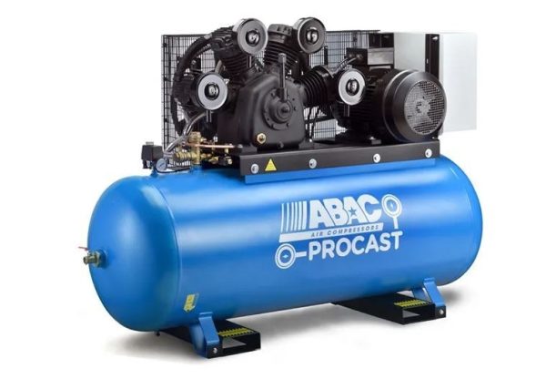 ITM ABAC Air Compressor, Belt Drive Stationary 3 Phase, 15HP, 500LTR, FAD 1915 L/MIN - SKU ITM:ABAC353-15500
