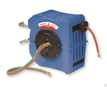 Alemlube ReliReels Oxy Acetylene Twin Hose Reel 15m x 6mm ID ARR615ORA - SKU Alemlube:ARR615OAR