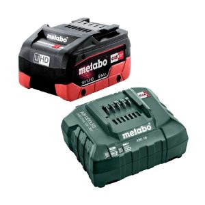 Metabo 18V 5.5Ah Li-HD 1+1 Li-ion Cordless Battery & Charger Kit - SKU Metabo:AU32100500