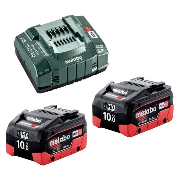 Metabo 18V 10.0 LiHD 145 Cordless Battery & Charger Kit - SKU Metabo:AU62738110 Metabo 18V 10.0 LiHD 145 Cordless Battery & Charger Kit - SKU Metabo:AU62738110