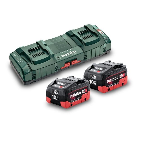 Metabo 18V 10.0 LiHD Cordless Battery & Charger Duo Kit - SKU Metabo:AU62749810 Metabo 18V 10.0 LiHD Cordless Battery & Charger Duo Kit - SKU Metabo:AU62749810