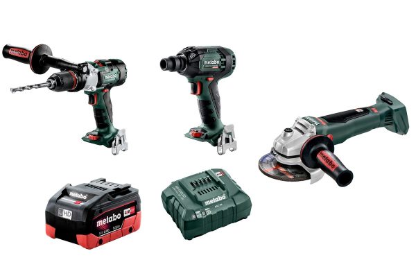 Metabo AU68300355 3 Piece Combo Kit 18V 5.5Ah Brushless MET18BL31HD5.5BK - SKU AU68300355 Metabo AU68300355 3 Piece Combo Kit 18V 5.5Ah Brushless MET18BL31HD5.5BK - SKU AU68300355