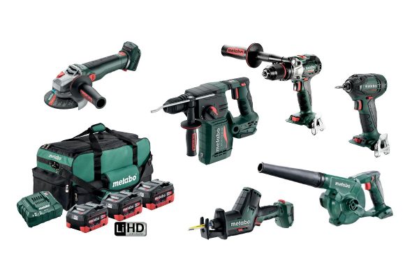 Metabo Brushless 6 Piece Cordless 18 V Battery Combo Kit MET18MX6LB3HD5.5EW - SKU Metabo:AU68600950