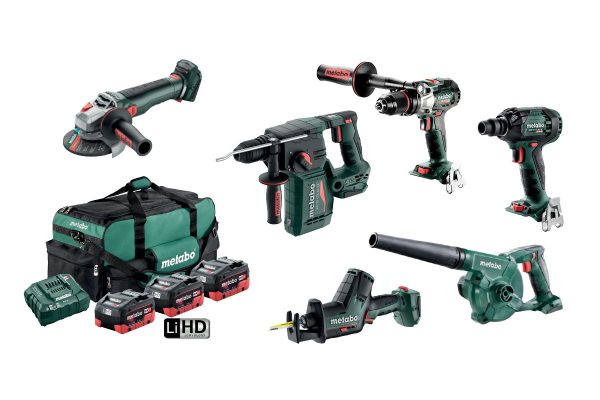 Metabo Brushless 6 Piece Cordless 18 V Battery Combo Kit MET18MX6LB3HD5.5EY - SKU Metabo:AU68601150